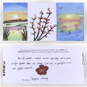 This postcard was created by Yingying Huang.