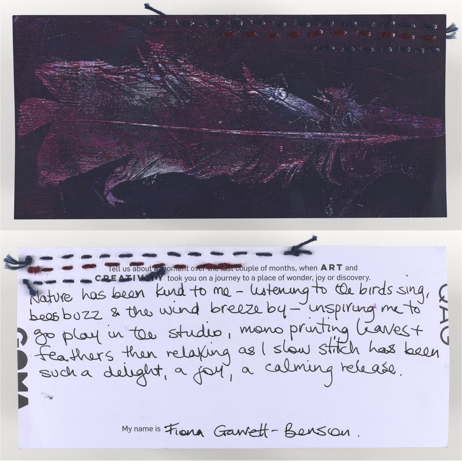 Generated image of the artwork: Fiona Gawett-Benson
