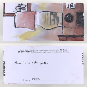 This postcard was created by Paul.