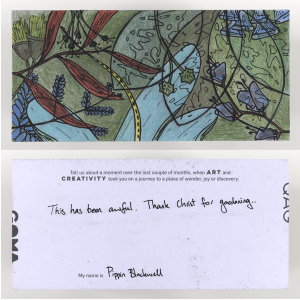 This postcard was created by Pippin Blackwell.