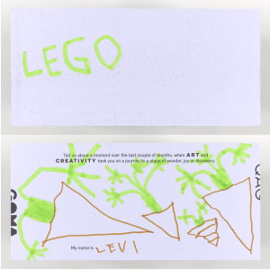 This postcard was created by Levi.